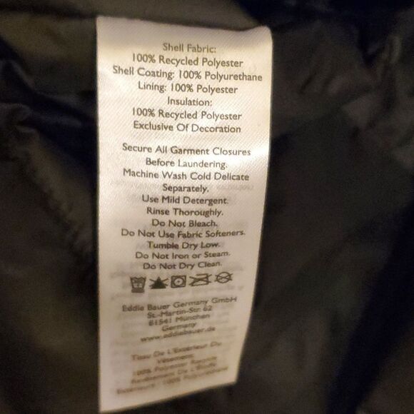 Eddie Bauer jacket womens size small black coat thermore insulated parka - Picture 14 of 16